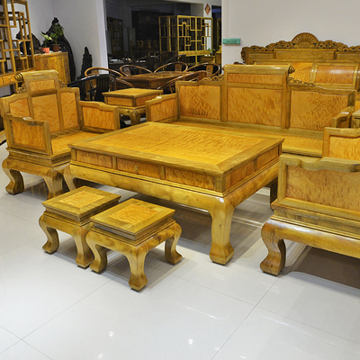 紅木家具沙發(fā)客廳實木組合卷書沙發(fā)八件套金絲楠木明清古典家具