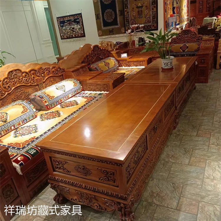 一人兩人三人位藏式寬扶手床 轉(zhuǎn)角茶幾 實(shí)木家具定做工廠 - 愛企查